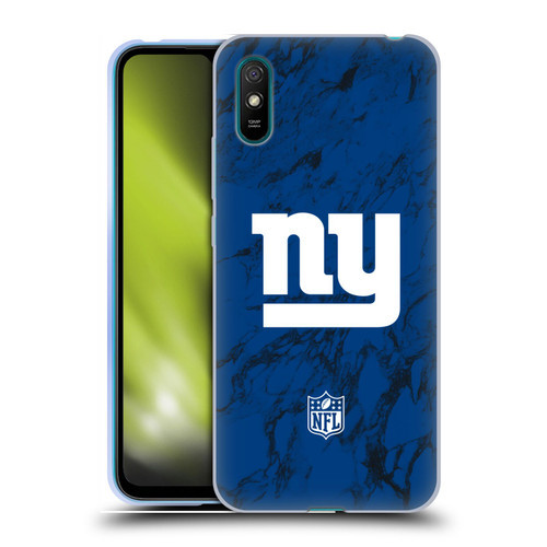 NFL New York Giants Graphics Coloured Marble Soft Gel Case for Xiaomi Redmi 9A / Redmi 9AT
