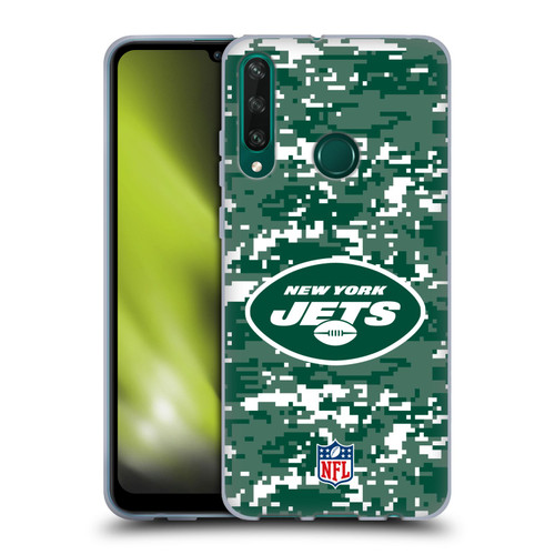 NFL New York Jets Graphics Digital Camouflage Soft Gel Case for Huawei Y6p