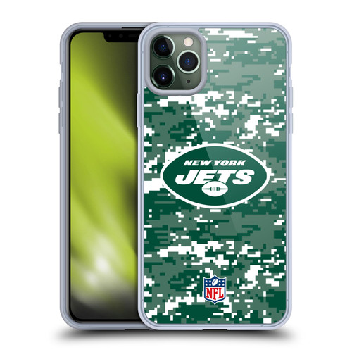 NFL New York Jets Graphics Digital Camouflage Soft Gel Case for Apple iPhone 11 Pro Max