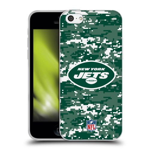NFL New York Jets Graphics Digital Camouflage Soft Gel Case for Apple iPhone 5c