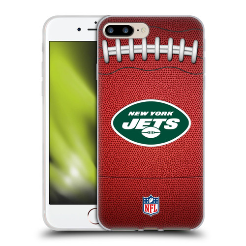 NFL New York Jets Graphics Football Soft Gel Case for Apple iPhone 7 Plus / 8 Plus & MagSafe