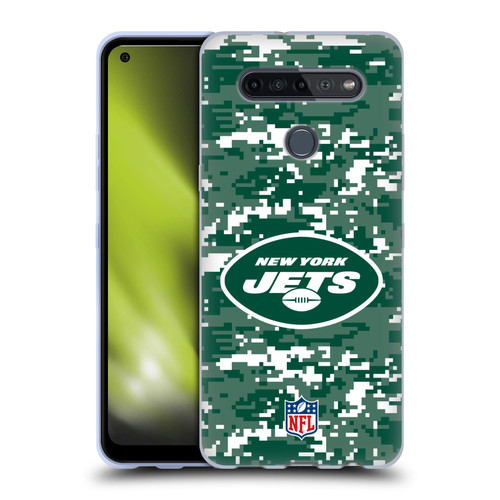 NFL New York Jets Graphics Digital Camouflage Soft Gel Case for LG K51S