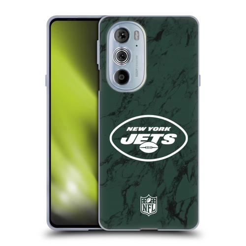 NFL New York Jets Graphics Coloured Marble Soft Gel Case for Motorola Edge X30