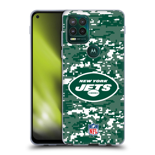 NFL New York Jets Graphics Digital Camouflage Soft Gel Case for Motorola Moto G Stylus 5G 2021