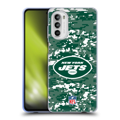 NFL New York Jets Graphics Digital Camouflage Soft Gel Case for Motorola Moto G52