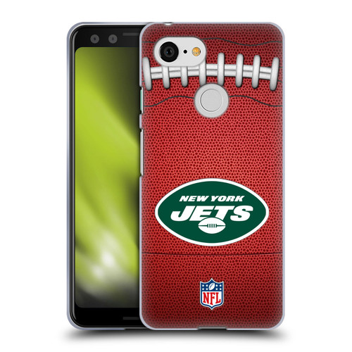 NFL New York Jets Graphics Football Soft Gel Case for Google Pixel 3