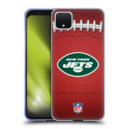 NFL New York Jets Graphics Football Soft Gel Case for Google Pixel 4 XL