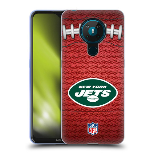 NFL New York Jets Graphics Football Soft Gel Case for Nokia 5.3