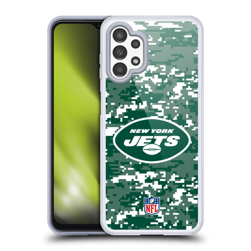 NFL New York Jets Graphics Digital Camouflage Soft Gel Case for Samsung Galaxy A13 (2022)