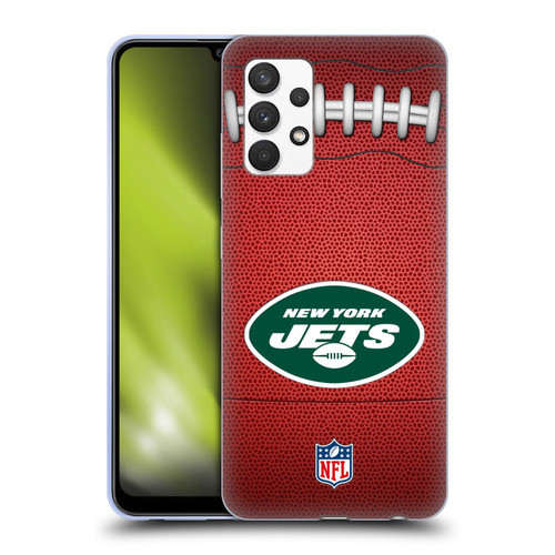NFL New York Jets Graphics Football Soft Gel Case for Samsung Galaxy A32 (2021)