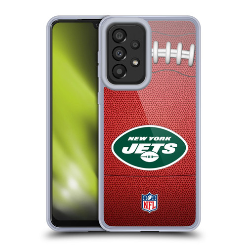 NFL New York Jets Graphics Football Soft Gel Case for Samsung Galaxy A33 5G (2022)