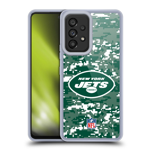 NFL New York Jets Graphics Digital Camouflage Soft Gel Case for Samsung Galaxy A53 5G (2022)