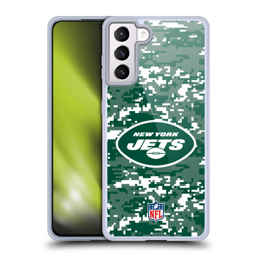 NFL New York Jets Graphics Digital Camouflage Soft Gel Case for Samsung Galaxy S21+ 5G