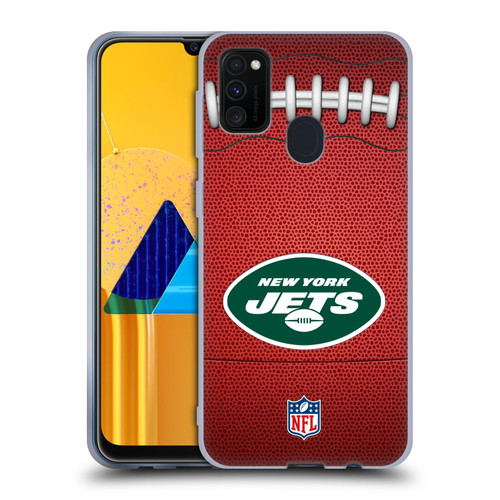 NFL New York Jets Graphics Football Soft Gel Case for Samsung Galaxy M30s (2019)/M21 (2020)