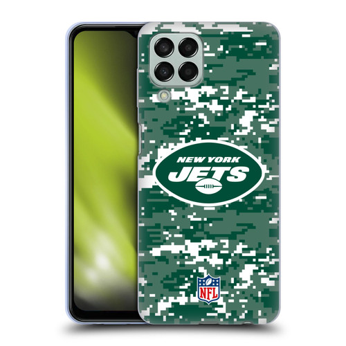 NFL New York Jets Graphics Digital Camouflage Soft Gel Case for Samsung Galaxy M33 (2022)