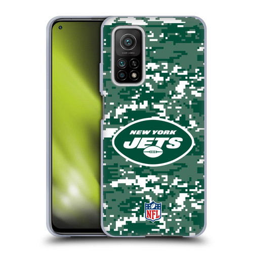 NFL New York Jets Graphics Digital Camouflage Soft Gel Case for Xiaomi Mi 10T 5G
