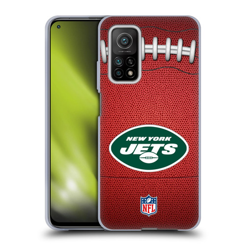 NFL New York Jets Graphics Football Soft Gel Case for Xiaomi Mi 10T 5G