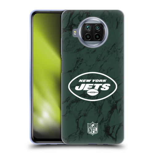 NFL New York Jets Graphics Coloured Marble Soft Gel Case for Xiaomi Mi 10T Lite 5G