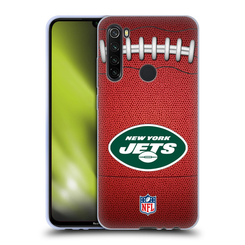 NFL New York Jets Graphics Football Soft Gel Case for Xiaomi Redmi Note 8T
