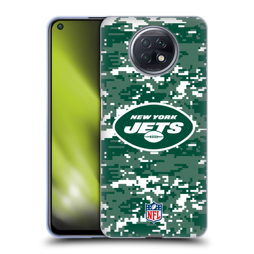 NFL New York Jets Graphics Digital Camouflage Soft Gel Case for Xiaomi Redmi Note 9T 5G