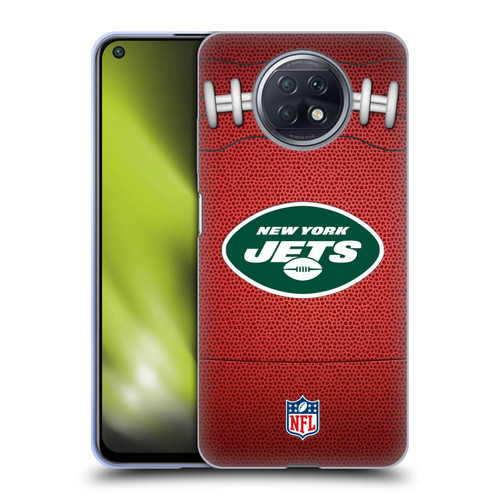 NFL New York Jets Graphics Football Soft Gel Case for Xiaomi Redmi Note 9T 5G