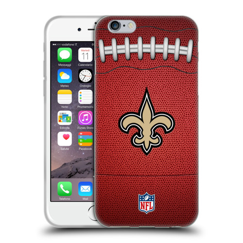 NFL New Orleans Saints Graphics Football Soft Gel Case for Apple iPhone 6 / iPhone 6s