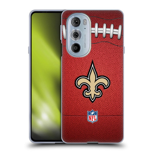 NFL New Orleans Saints Graphics Football Soft Gel Case for Motorola Edge X30
