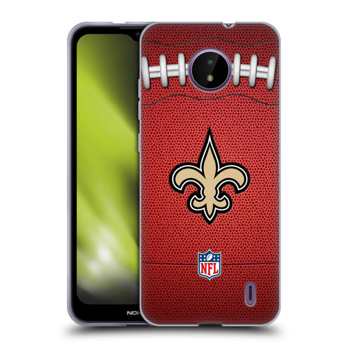 NFL New Orleans Saints Graphics Football Soft Gel Case for Nokia C10 / C20