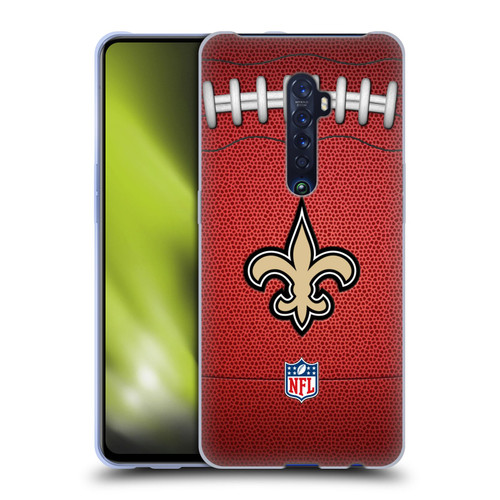 NFL New Orleans Saints Graphics Football Soft Gel Case for OPPO Reno 2
