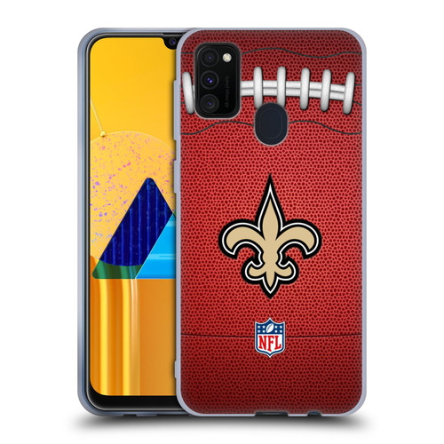 NFL New Orleans Saints Graphics Football Soft Gel Case for Samsung Galaxy M30s (2019)/M21 (2020)