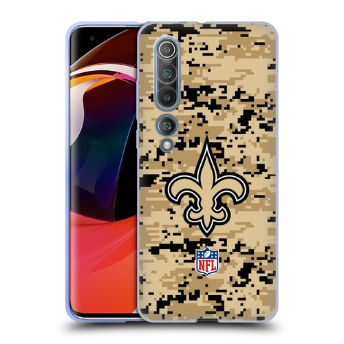 NFL New Orleans Saints Graphics Digital Camouflage Soft Gel Case for Xiaomi Mi 10 5G / Mi 10 Pro 5G