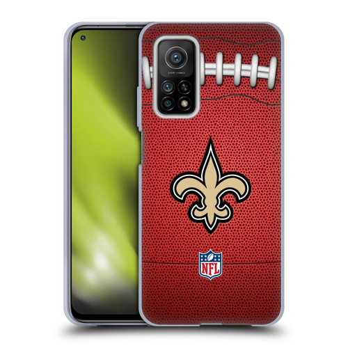 NFL New Orleans Saints Graphics Football Soft Gel Case for Xiaomi Mi 10T 5G