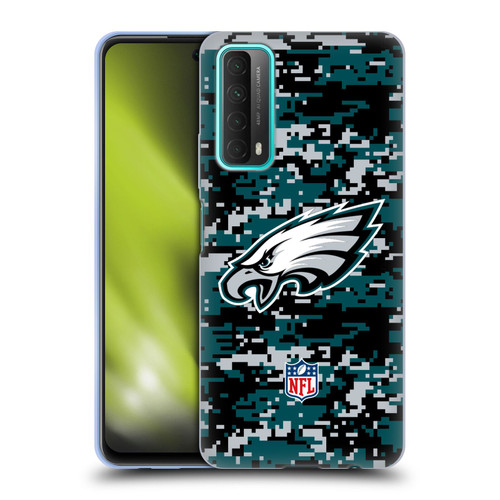 NFL Philadelphia Eagles Graphics Digital Camouflage Soft Gel Case for Huawei P Smart (2021)