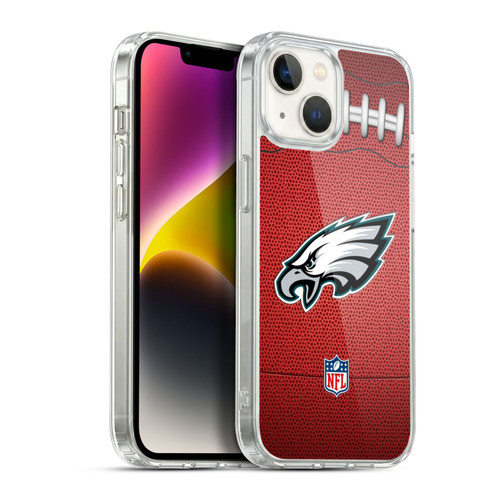 NFL Philadelphia Eagles Graphics Football Soft Gel Case for Apple iPhone 14