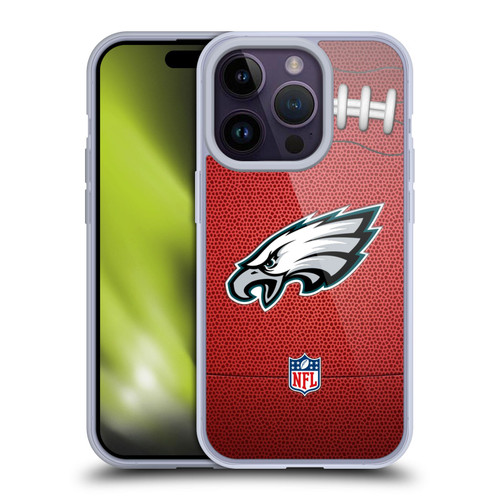 NFL Philadelphia Eagles Graphics Football Soft Gel Case for Apple iPhone 14 Pro NFL Philadelphia Eagles Graphics Football Soft Gel Case for Apple iPhone 14 Pro