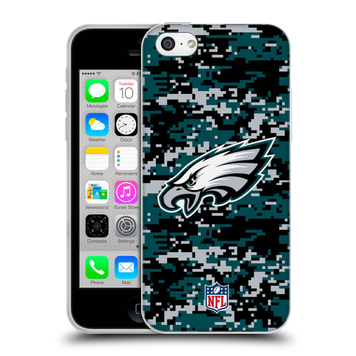 NFL Philadelphia Eagles Graphics Digital Camouflage Soft Gel Case for Apple iPhone 5c NFL Philadelphia Eagles Graphics Digital Camouflage Soft Gel Case for Apple iPhone 5c