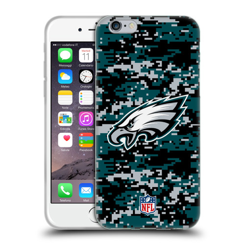 NFL Philadelphia Eagles Graphics Digital Camouflage Soft Gel Case for Apple iPhone 6 / iPhone 6s
