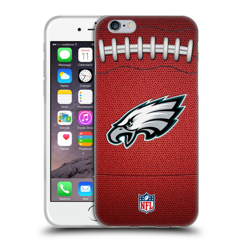 NFL Philadelphia Eagles Graphics Football Soft Gel Case for Apple iPhone 6 / iPhone 6s