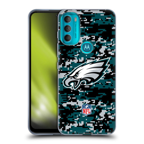 NFL Philadelphia Eagles Graphics Digital Camouflage Soft Gel Case for Motorola Moto G71 5G