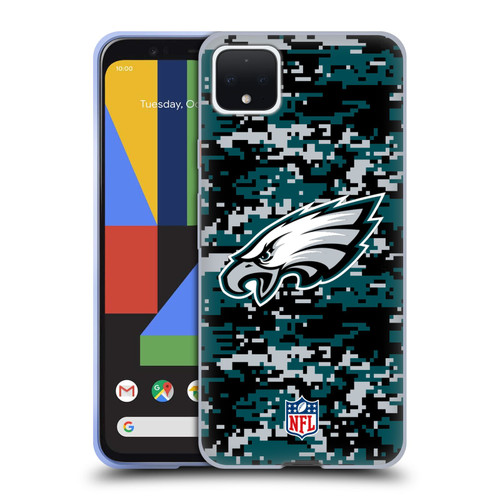 NFL Philadelphia Eagles Graphics Digital Camouflage Soft Gel Case for Google Pixel 4 XL