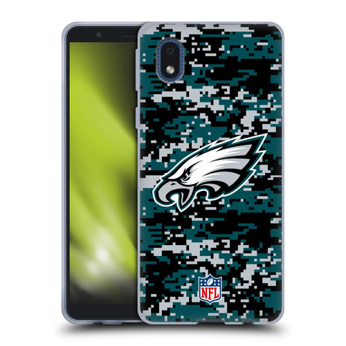 NFL Philadelphia Eagles Graphics Digital Camouflage Soft Gel Case for Samsung Galaxy A01 Core (2020)
