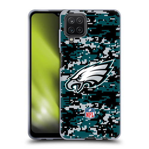 NFL Philadelphia Eagles Graphics Digital Camouflage Soft Gel Case for Samsung Galaxy A12 (2020)