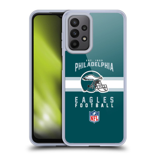 NFL Philadelphia Eagles Graphics Helmet Typography Soft Gel Case for Samsung Galaxy A23 / 5G (2022) NFL Philadelphia Eagles Graphics Helmet Typography Soft Gel Case for Samsung Galaxy A23 / 5G (2022)