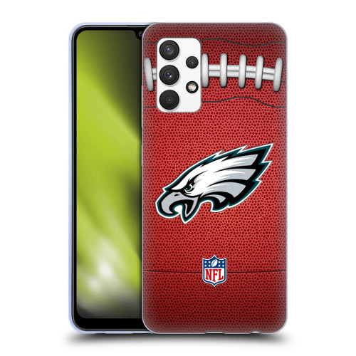 NFL Philadelphia Eagles Graphics Football Soft Gel Case for Samsung Galaxy A32 (2021)