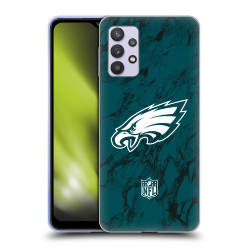 NFL Philadelphia Eagles Graphics Coloured Marble Soft Gel Case for Samsung Galaxy A32 5G / M32 5G (2021)