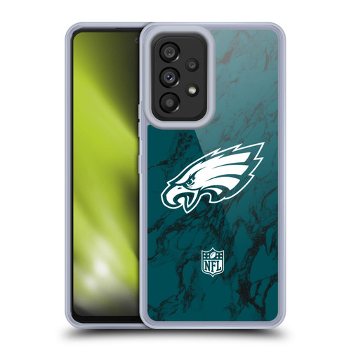NFL Philadelphia Eagles Graphics Coloured Marble Soft Gel Case for Samsung Galaxy A53 5G (2022)