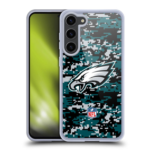 NFL Philadelphia Eagles Graphics Digital Camouflage Soft Gel Case for Samsung Galaxy S23+ 5G