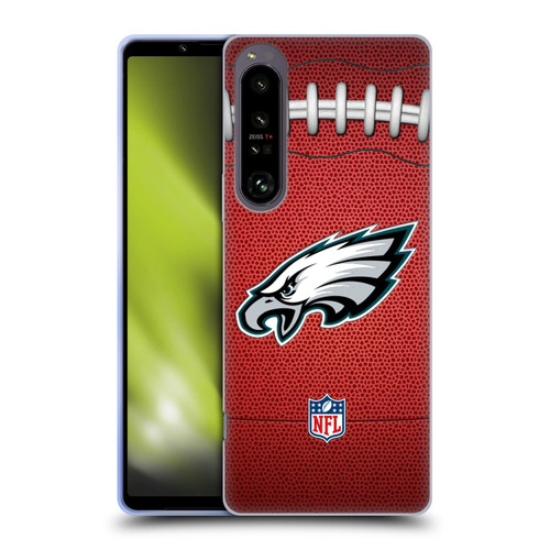 NFL Philadelphia Eagles Graphics Football Soft Gel Case for Sony Xperia 1 IV