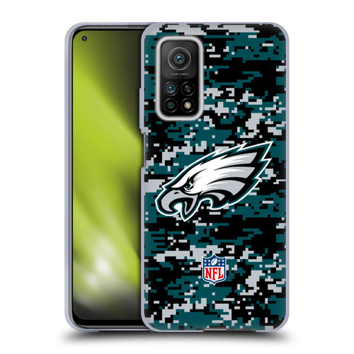 NFL Philadelphia Eagles Graphics Digital Camouflage Soft Gel Case for Xiaomi Mi 10T 5G