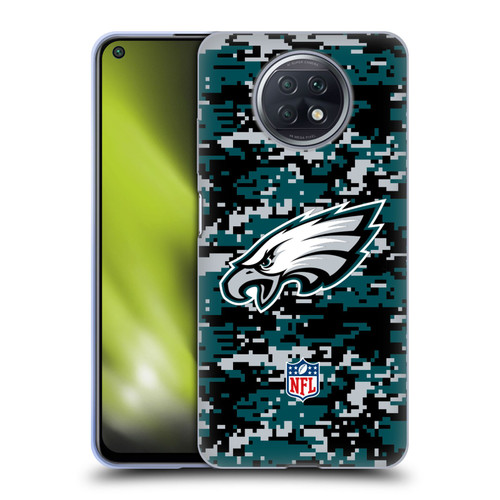 NFL Philadelphia Eagles Graphics Digital Camouflage Soft Gel Case for Xiaomi Redmi Note 9T 5G